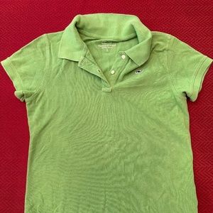 Vineyard Vines Green Polo Top